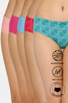 Zivame Anti-Microbial Low Rise Full Coverage Hipster Panty (Pack of 5) - Multicolor — thumbnail 1